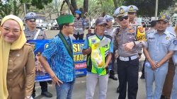 Polres Metro Gandeng Mahasiswa dan Media, Apresiasi Pengendara Tertib di Ops Zebra Krakatau 2025