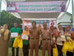 Kadis Kesehatan Kota Metro Eko Hendro Saputra Kampanyekan Gerakan Posyandu Aktif