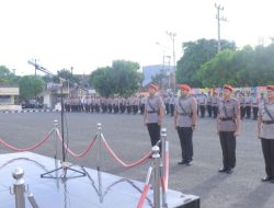 Kapolres Metro Pimpin Upacara Sertijab Kasat Reskrim, Kasat Narkoba Dan Kasi Humas Polres Metro